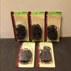 (5) NIB Portfoli 3Ft. Hanging chains Bronze finish